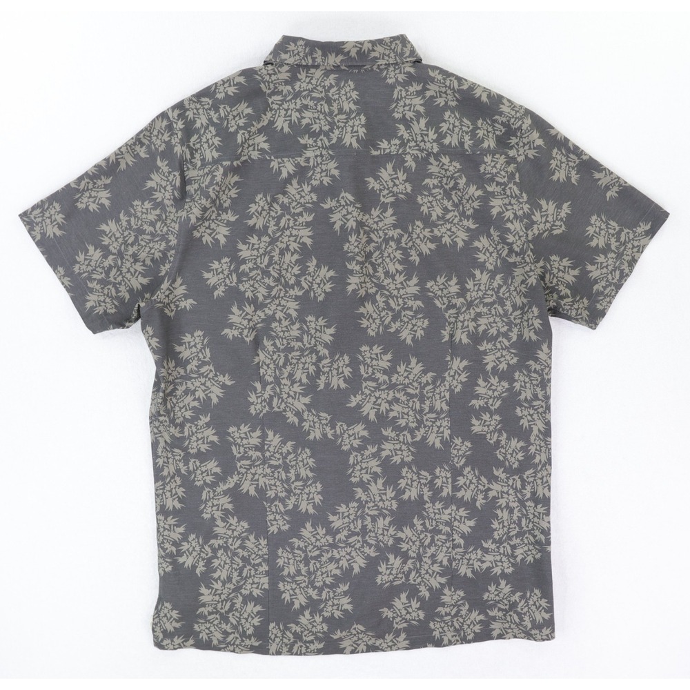 Vuori Short Sleeve Bridge Button Down Shirt Mens XL Shiitake Vista V184 - Picture 2 of 9